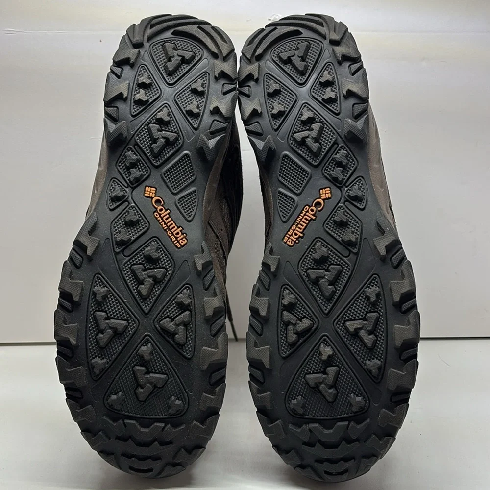 COLUMBIA PLAINS BUTTE MID WATERPROOF HIKING SHOES SIZE 14 EXCELLENT CONDITION